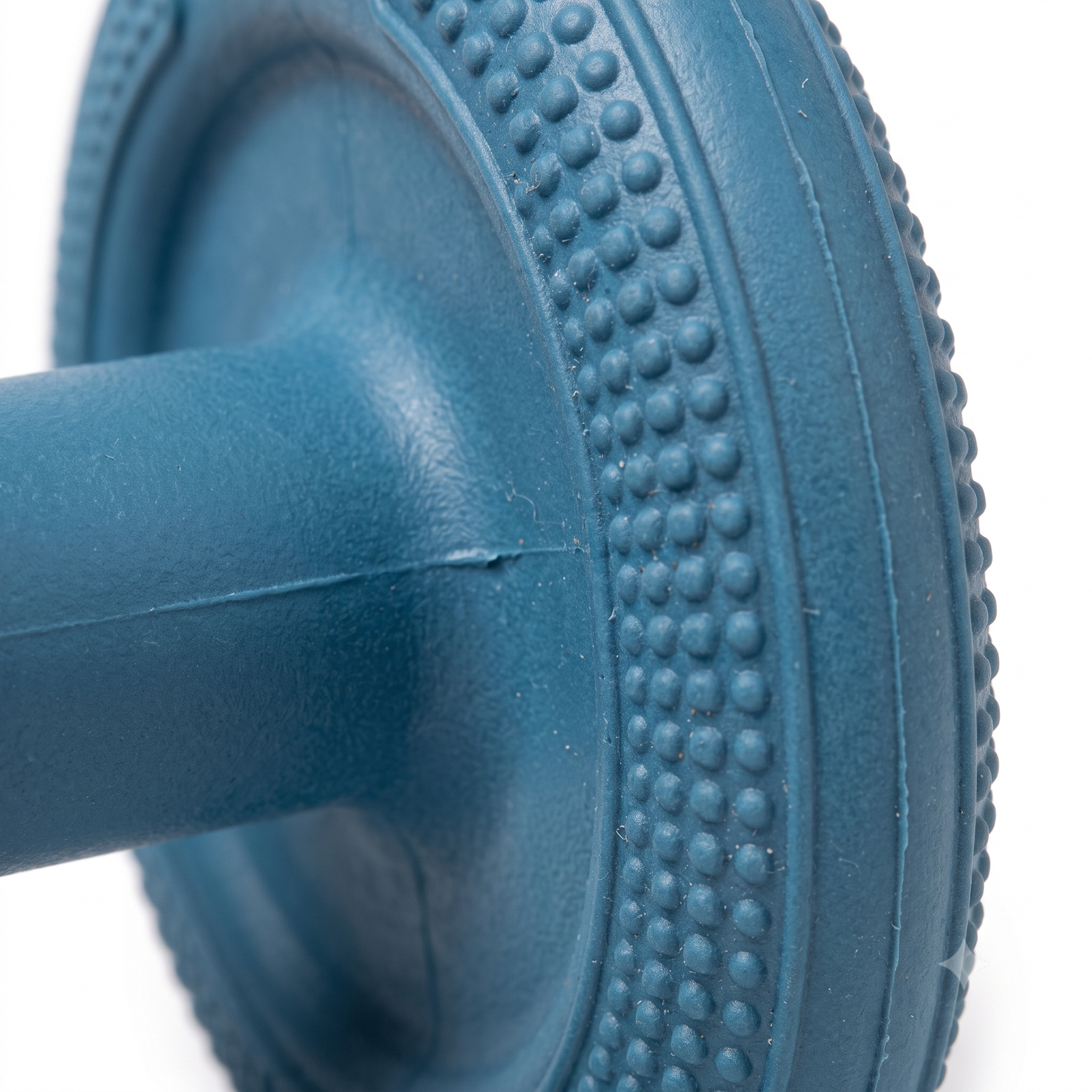 Kenia's Pet Shop Tough Rubber Dumbbell Dog Chew Toy - Durable Textured Dental Toy - Image 3