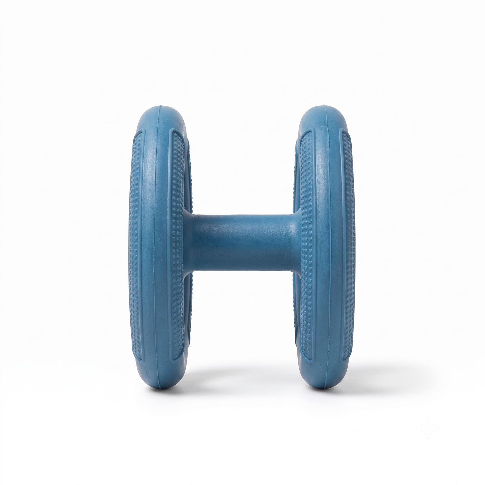 Kenia's Pet Shop Tough Rubber Dumbbell Dog Chew Toy - Durable Textured Dental Toy - Image 2